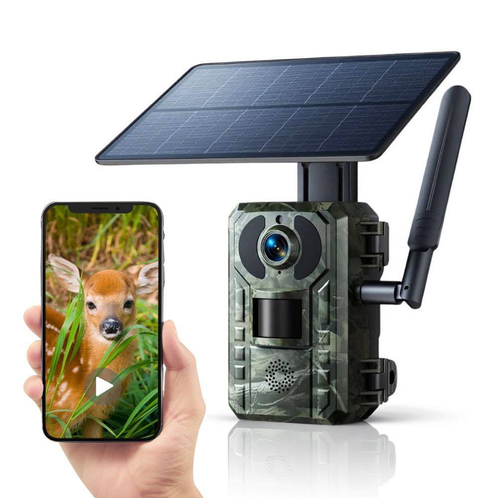 Caméra de chasse Solaire 4G+