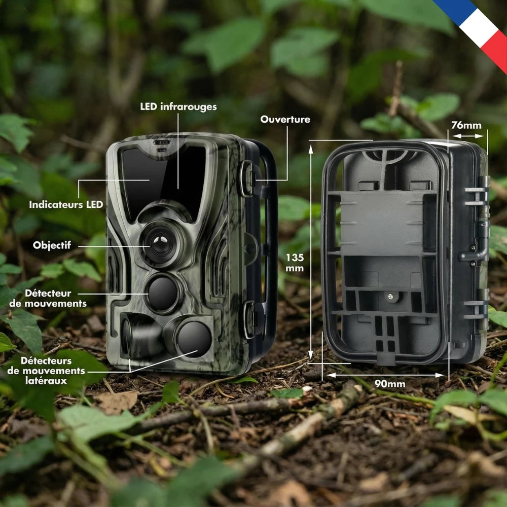 Caméra de chasse 4K avec écran