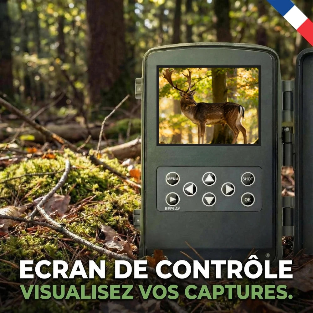 Caméra de chasse 4K avec écran