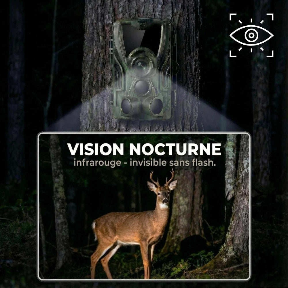 Caméra de chasse 4K avec écran