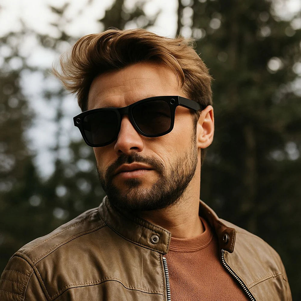 Lunettes Connectées JensonPro – Caméra HD, Audio Immersif & Assistant IA