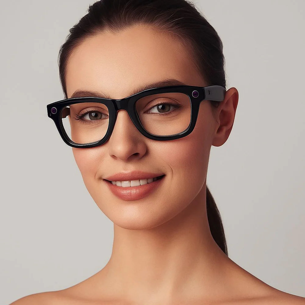 Lunettes Connectées JensonPro – Caméra HD, Audio Immersif & Assistant IA