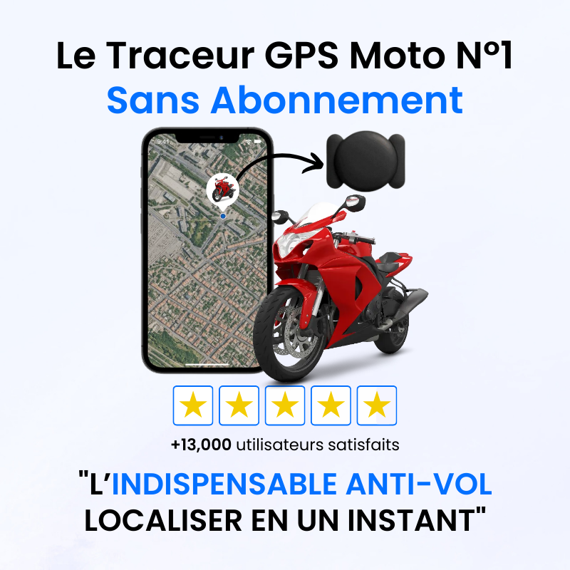 Traceur GPS Moto Sans Abonnement