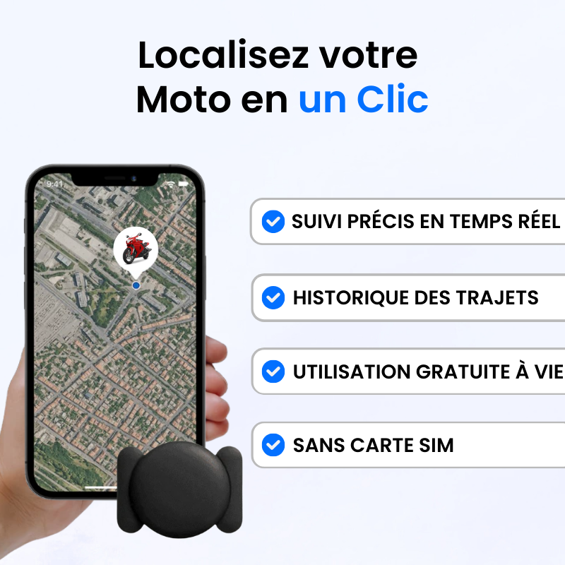 Traceur GPS Moto Sans Abonnement