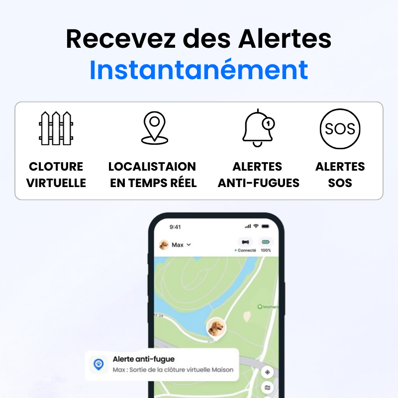 Traceur GPS pour Chien Sans Abonnement
